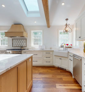 Beautiful Wood Floor in Kitchen
